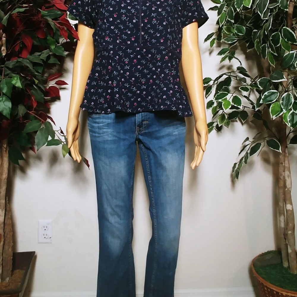 Calvin Klein Bootcut Faded Blue Jean